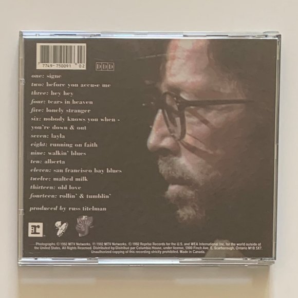 Eric Clapton - Unplugged (CD, 1992, Reprise Records) - Picture 2 of 5